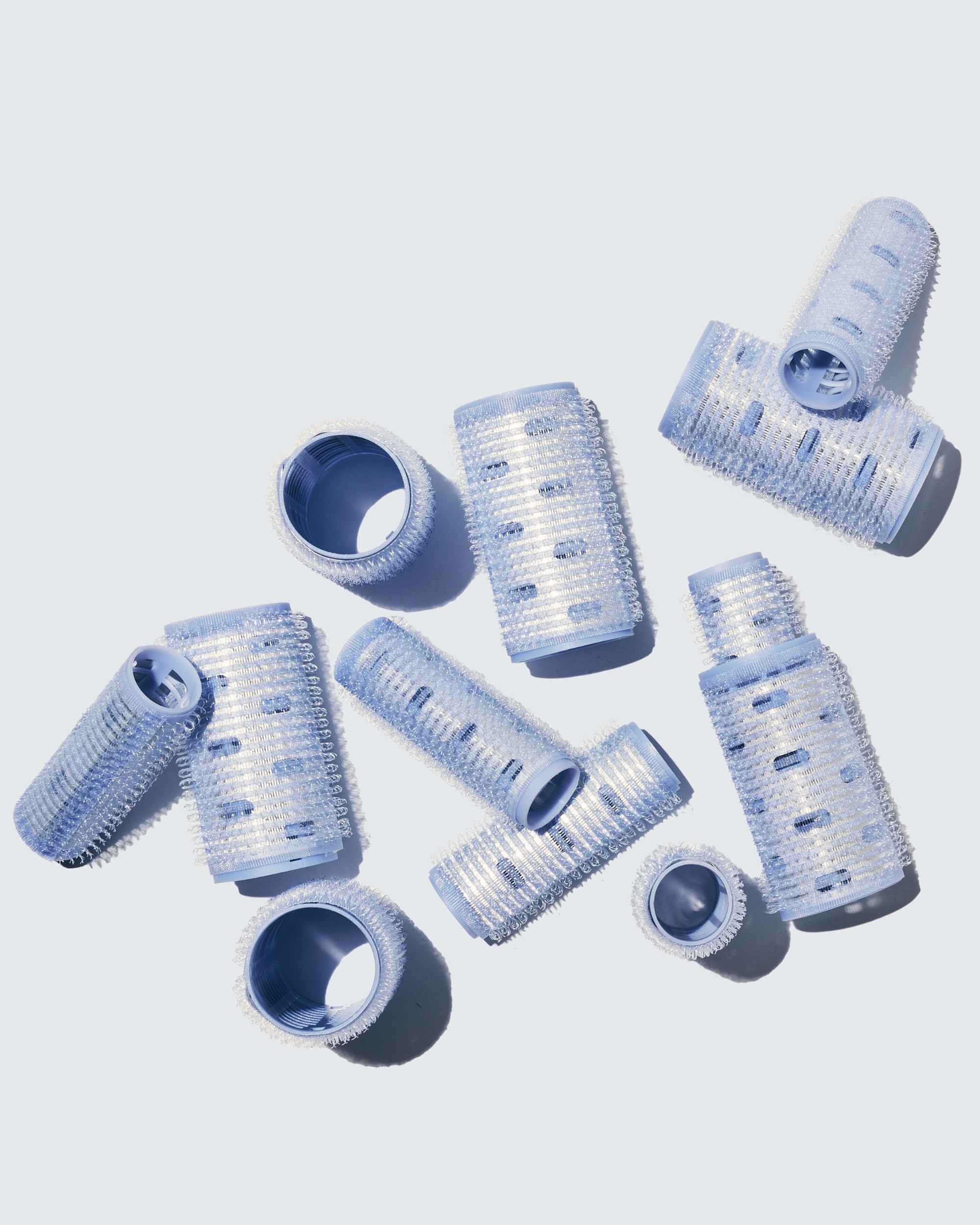 Ceramic Thermal Hair Rollers, 12-Pack, Klein, Blurple