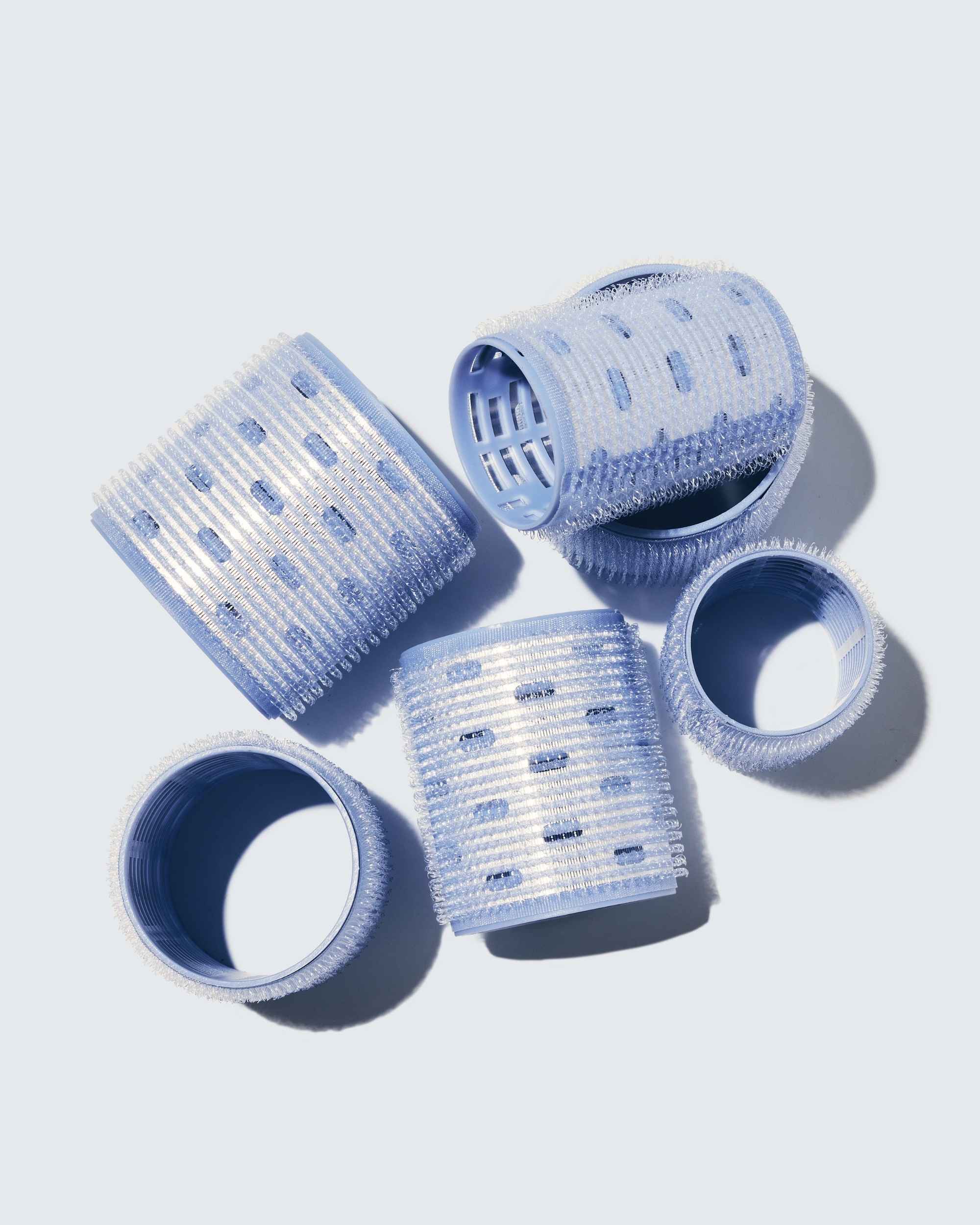 Ceramic Thermal Hair Rollers, 6-Pack, Groot, Blurple