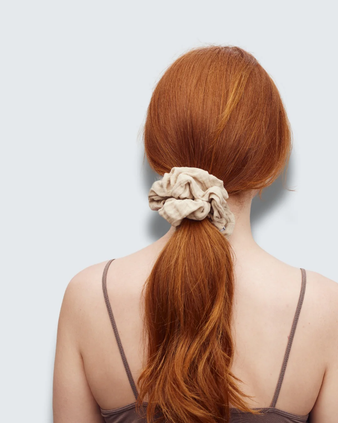 Cotton Scrunchies, XXL, 3-Pack, Koffie - Image 3