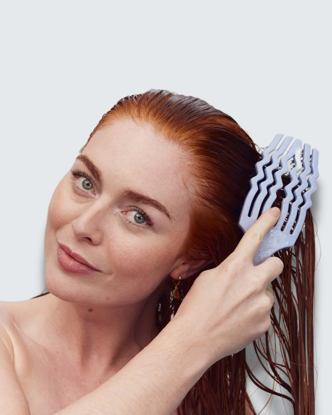 Curved Flex Detangler, Blurple - Image 3