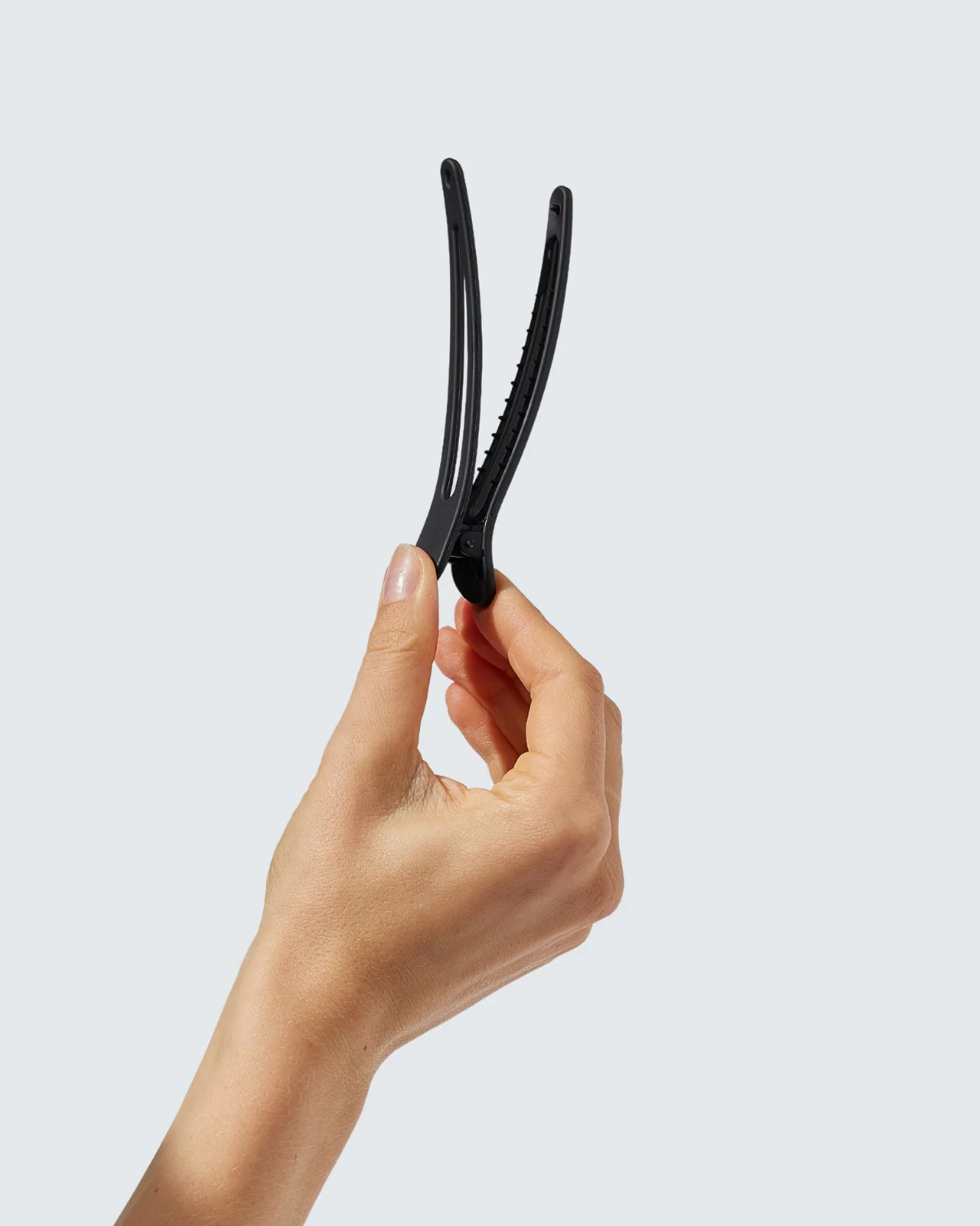 Duck Bill Hair Clips, 3-pack, Koffie - Image 3