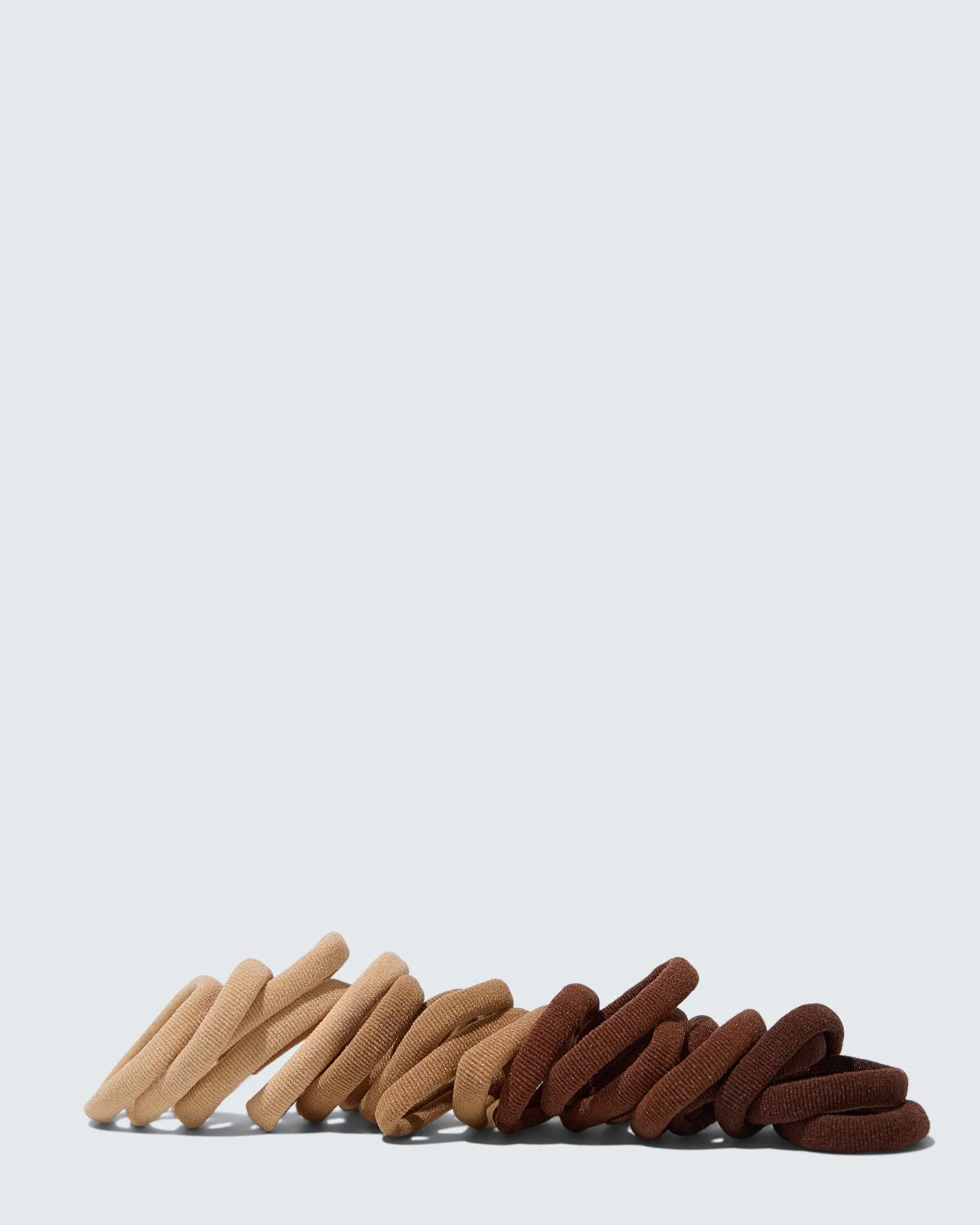 Elastic Hair Ties, 20-Pack, Koffie - Image 4