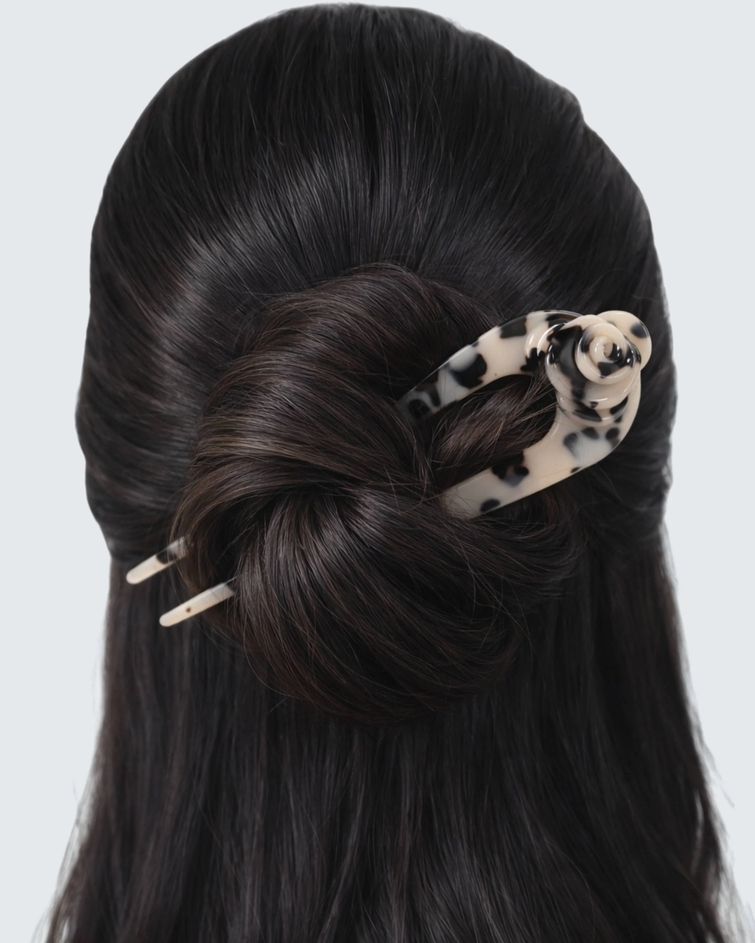 French Twist Hair Pin, Tortoise Shell - Image 2