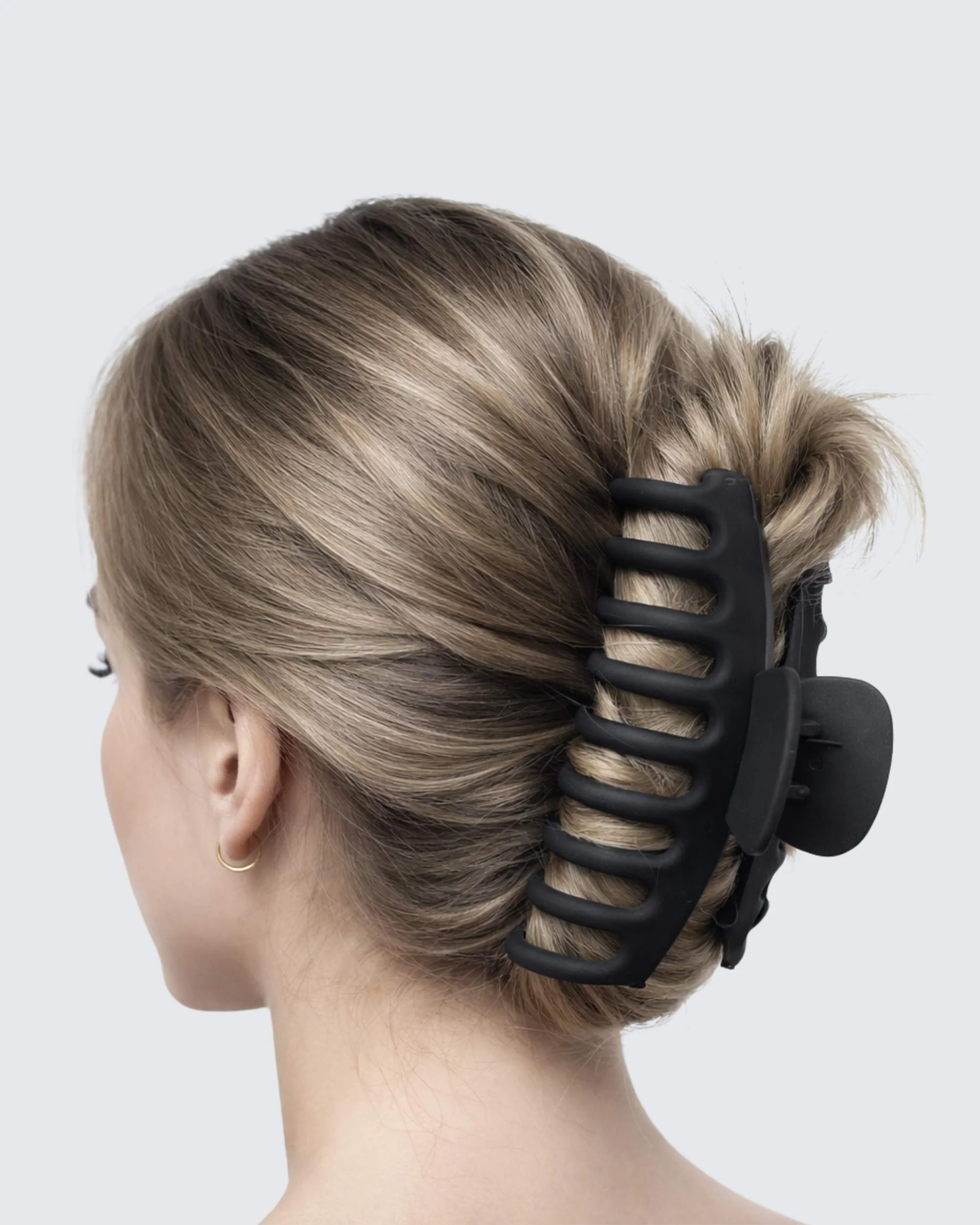Medium Claw Hair Clips, 3-Pack, Zwart - Image 3