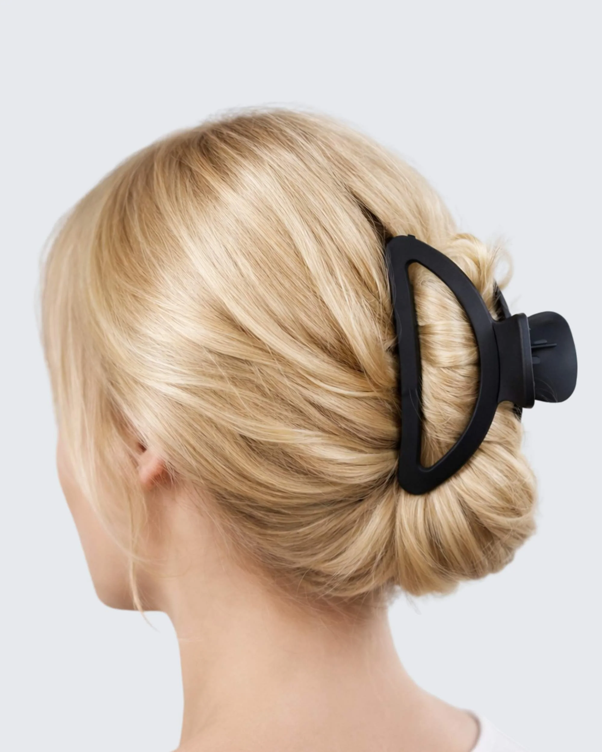Medium Claw Hair Clips, 3-Pack, Zwart - Image 3
