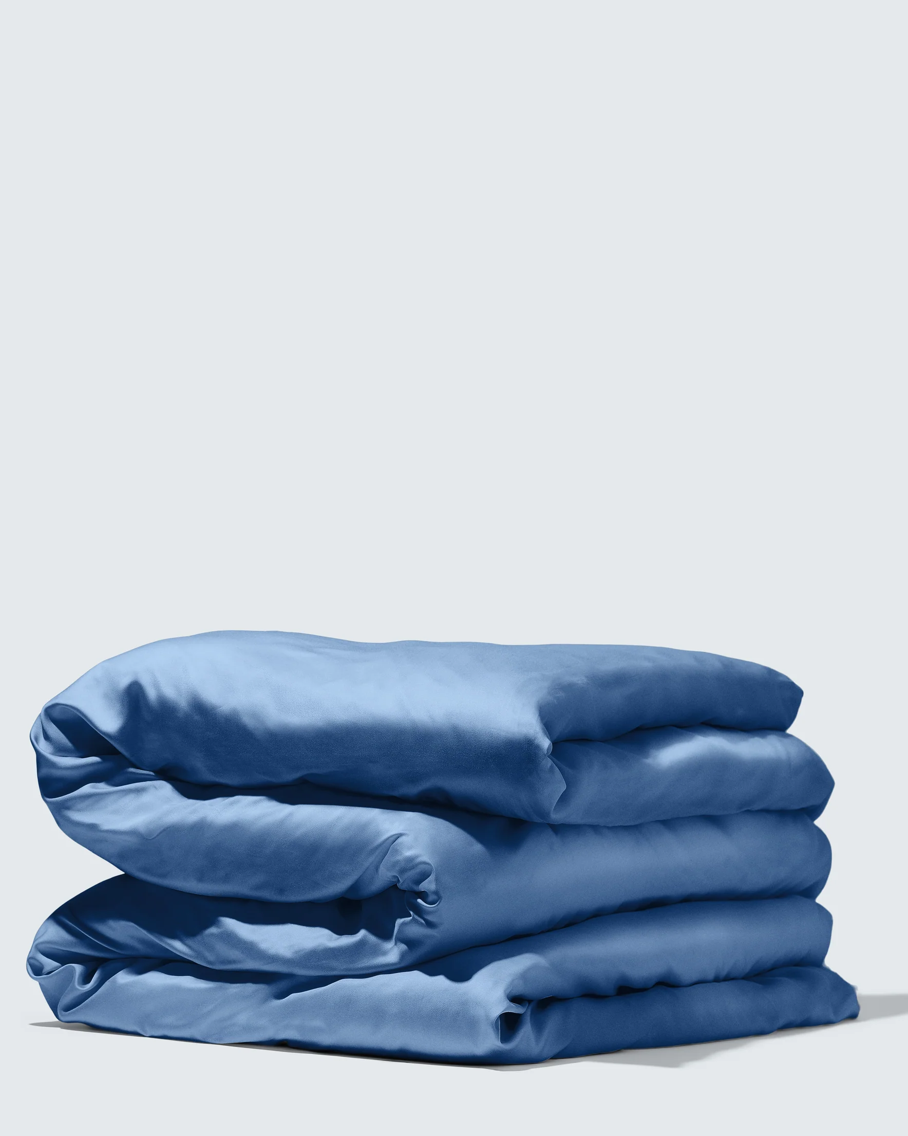Silky Bamboo Duvet Cover, Middernachtblauw