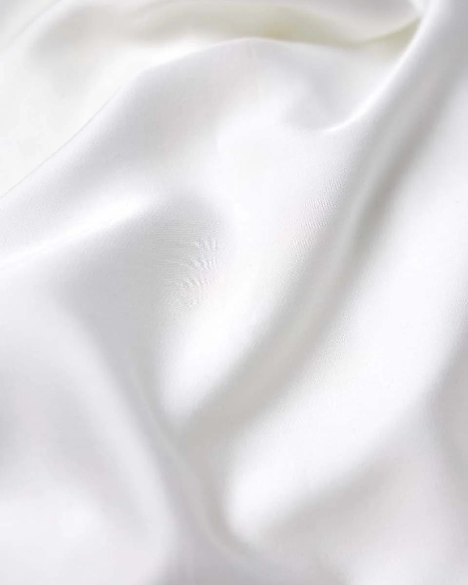 Silky Bamboo Duvet Cover, Parelwit - Image 5