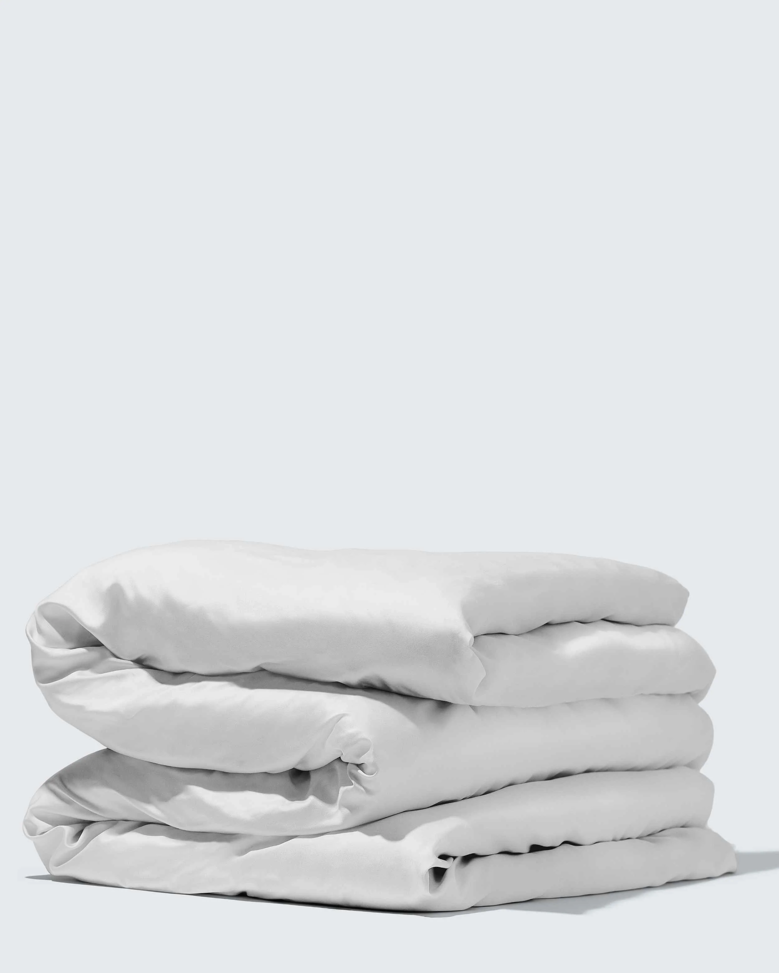 Silky Bamboo Duvet Cover, Zacht grijs