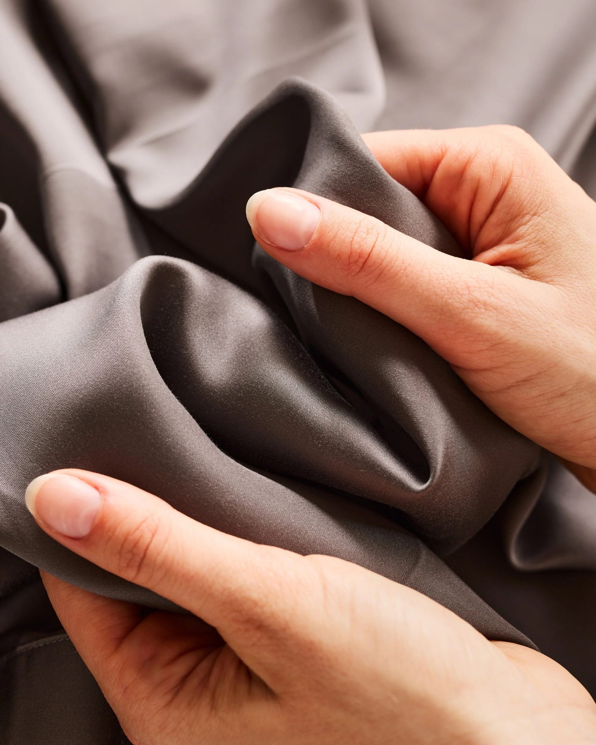 Silky Bamboo Pillowcase, Donkere truffel - Image 2