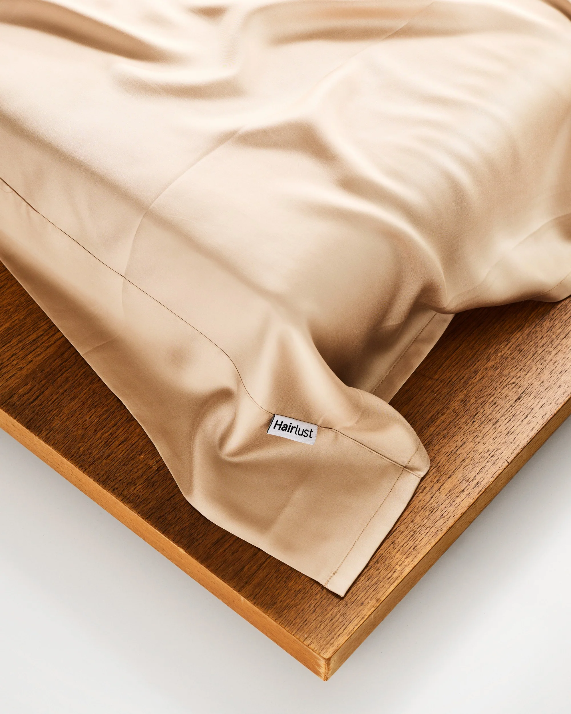 Silky Bamboo Flat Sheet, Latte - Image 2