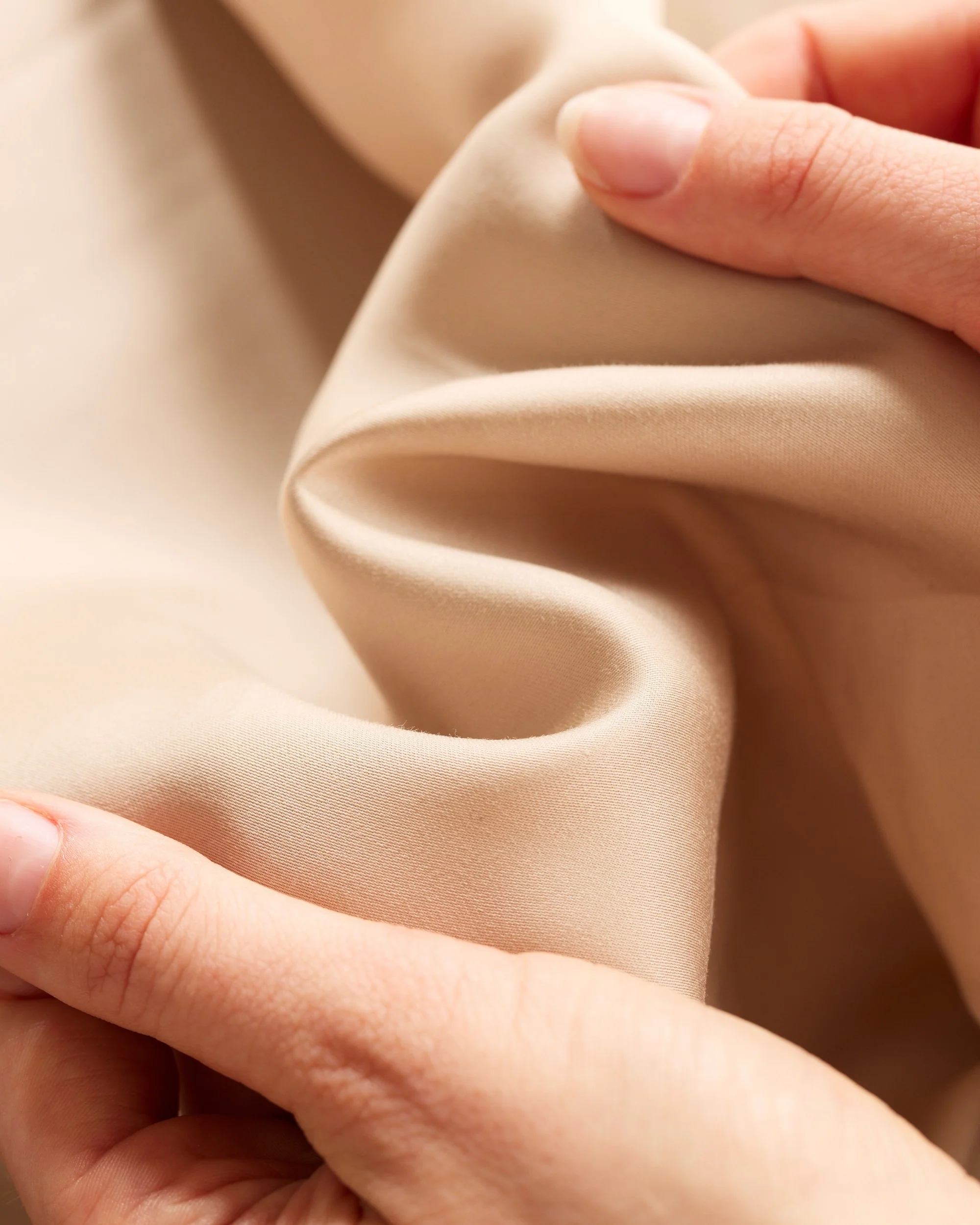 Silky Bamboo Flat Sheet, Latte - Image 5