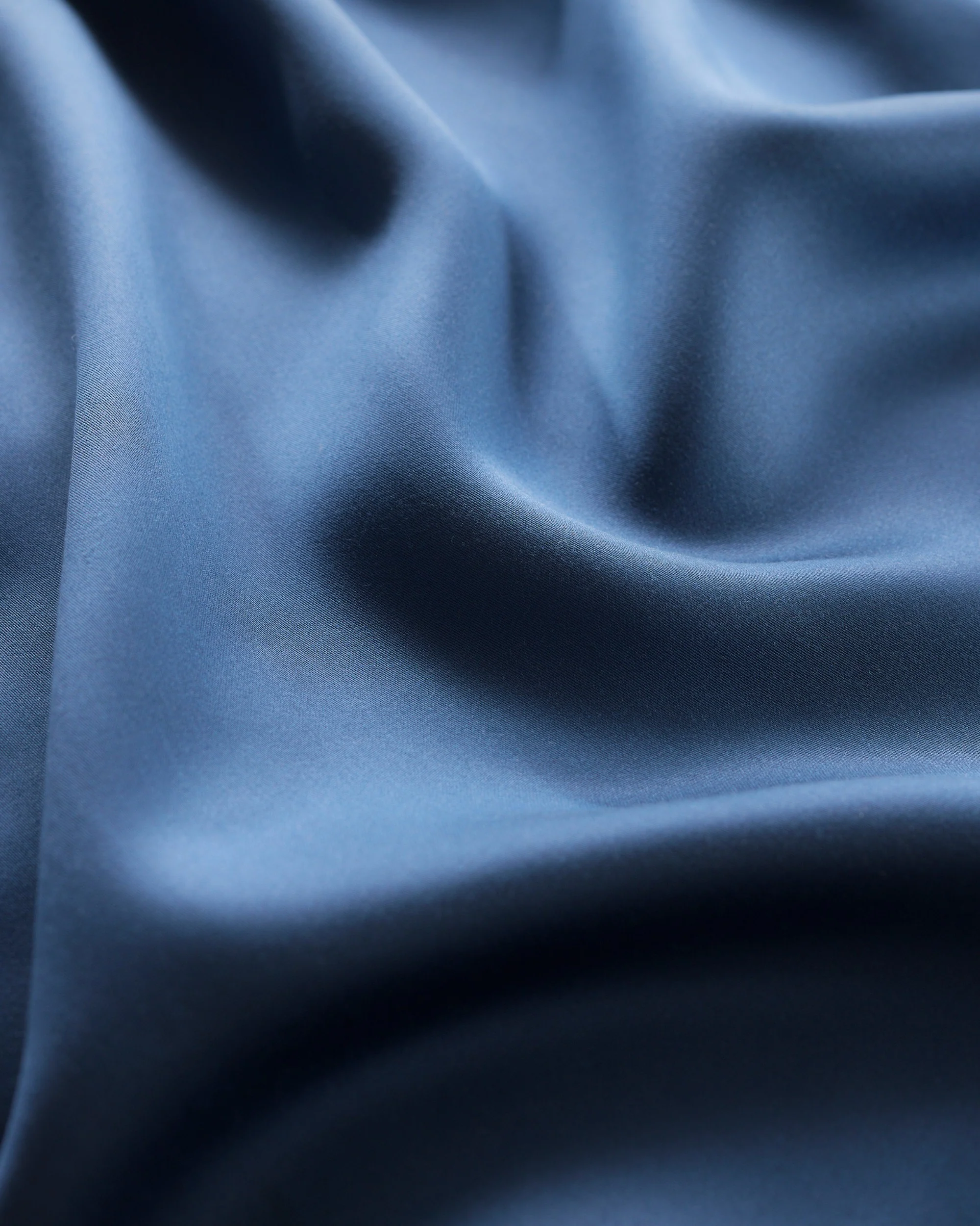 Silky Bamboo Duvet Cover, Middernachtblauw - Image 4