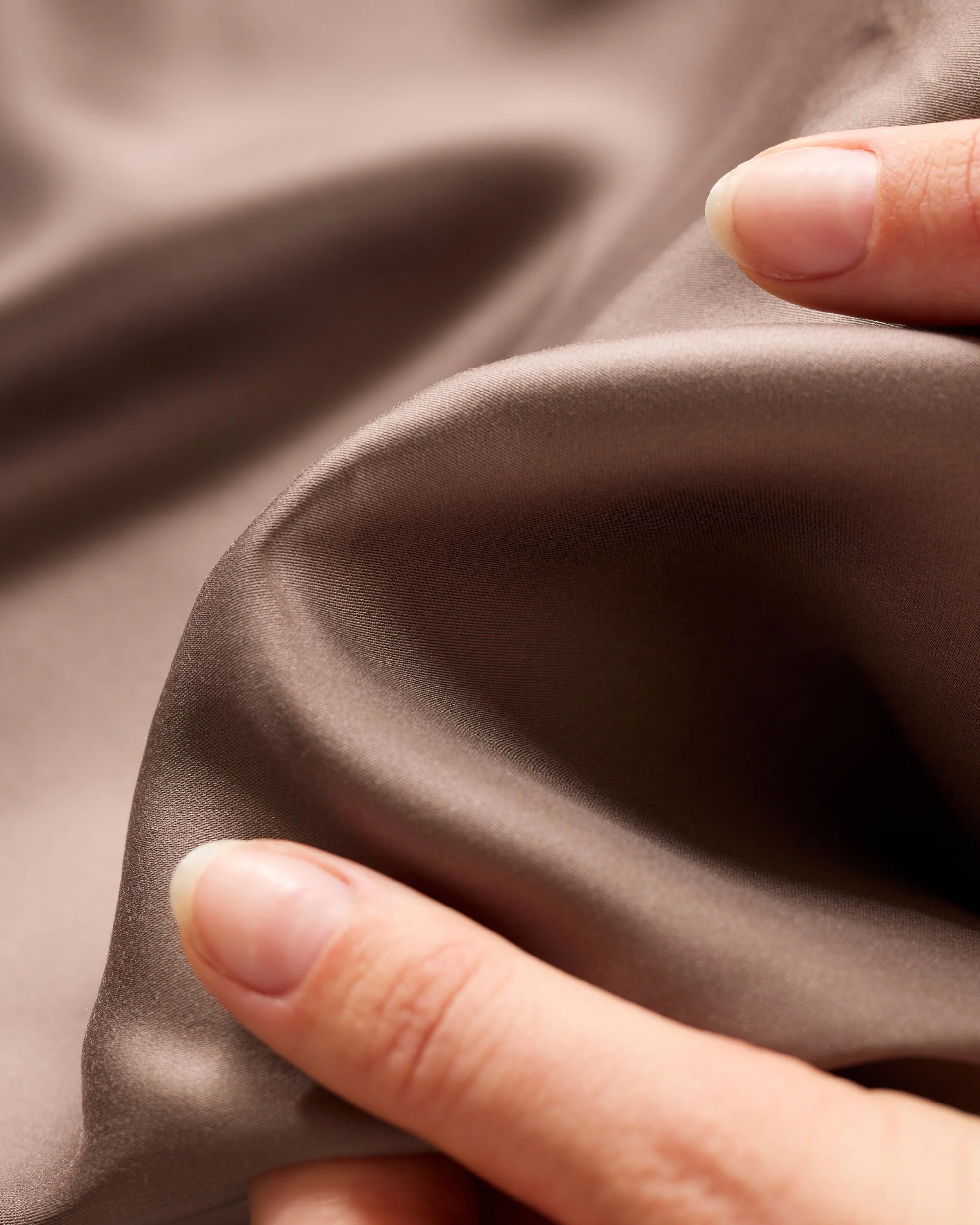 Silky Bamboo Flat Sheet, Mokka - Image 5