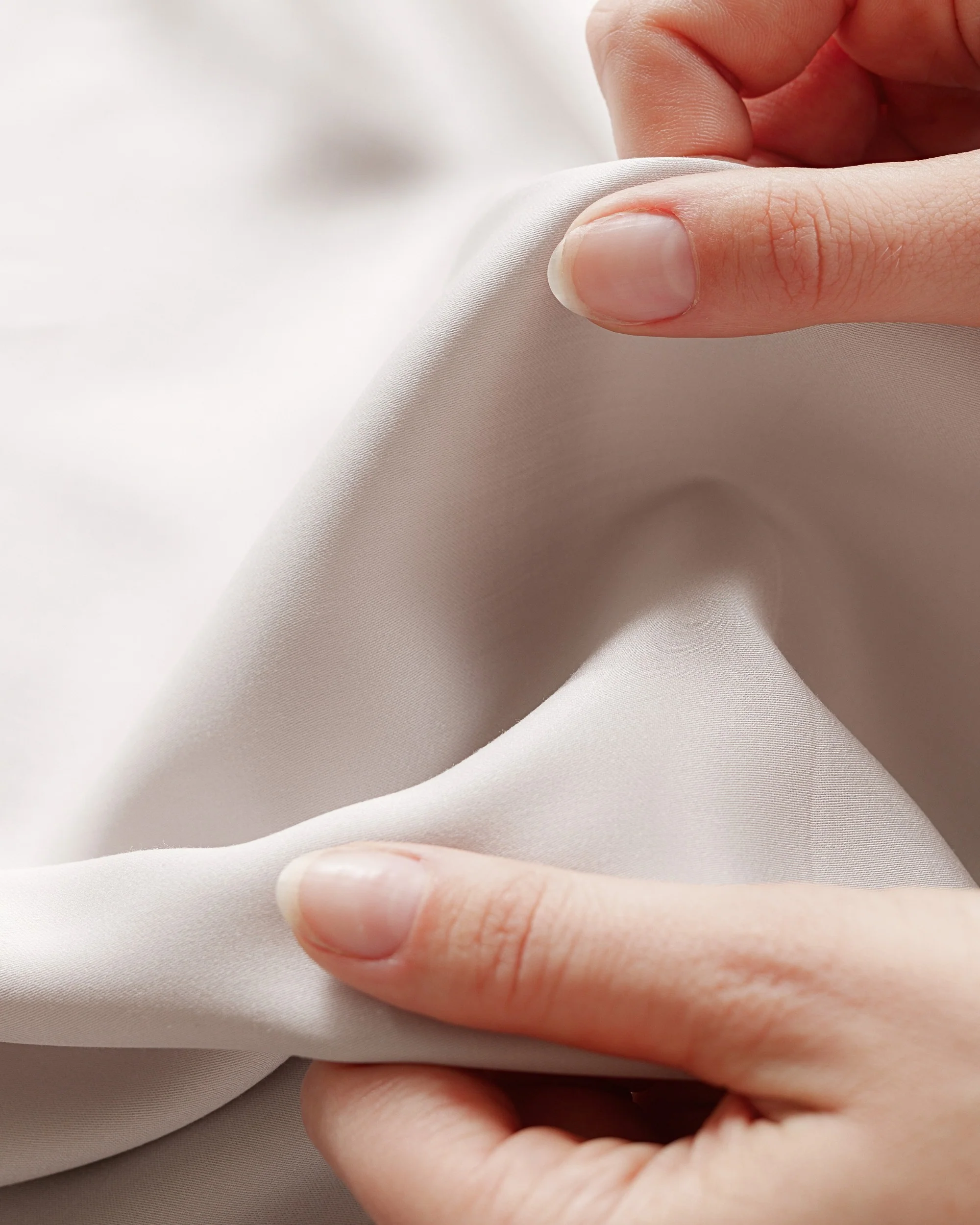 Silky Bamboo Flat Sheet, Zacht grijs - Image 5
