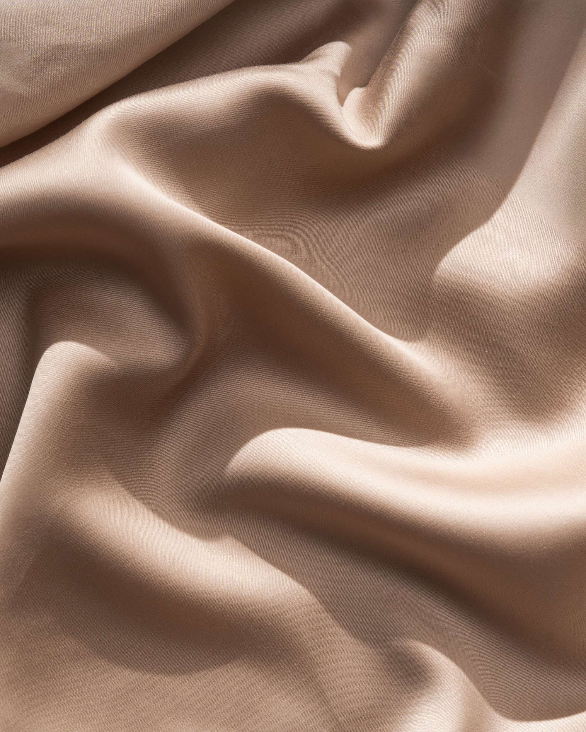 Silky Bamboo Flat Sheet, Taupe - Image 4