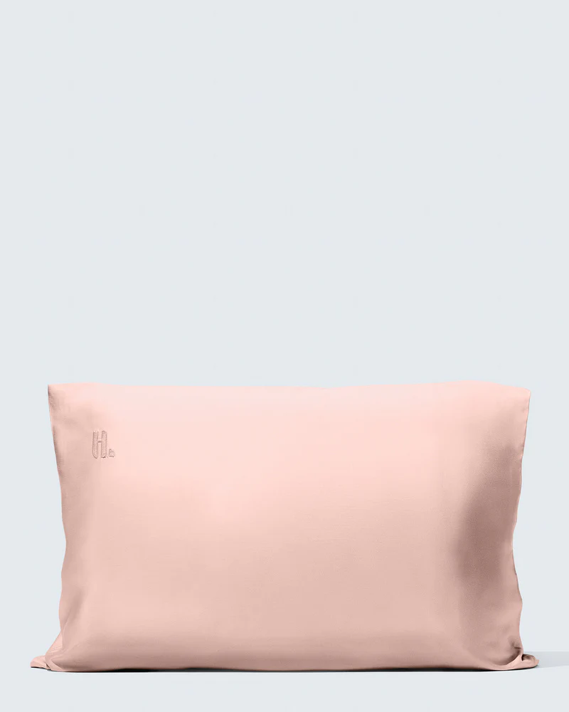 Silky Bamboo Pillowcase, Poeder roze