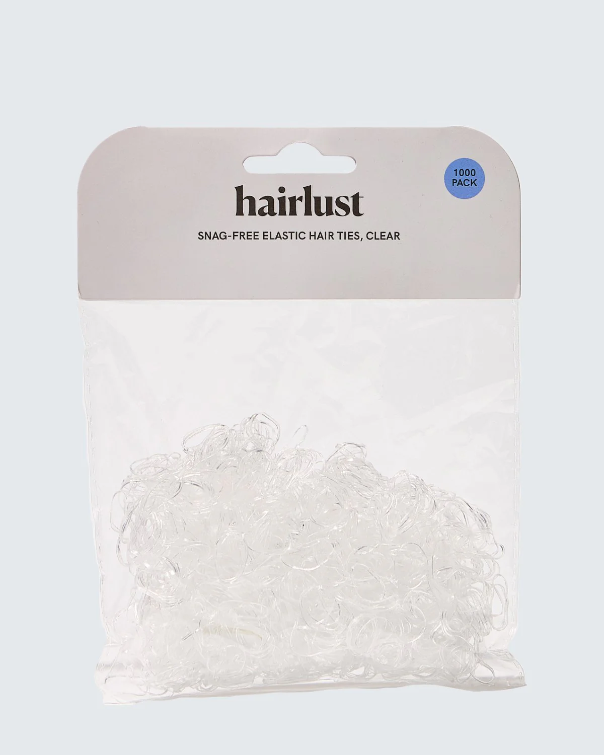 Snag-Free Elastic Hair Ties, 1000-Pack, Transparant - Image 2