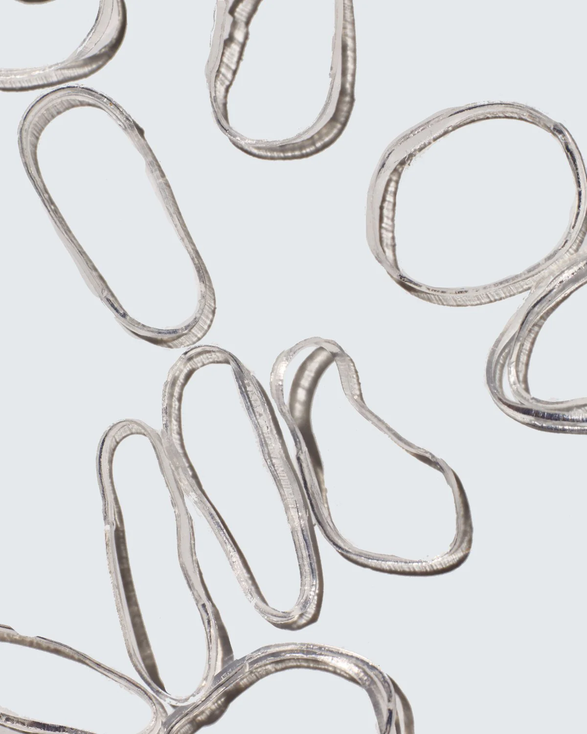 Snag-Free Elastic Hair Ties, 1000-Pack, Transparant - Image 3