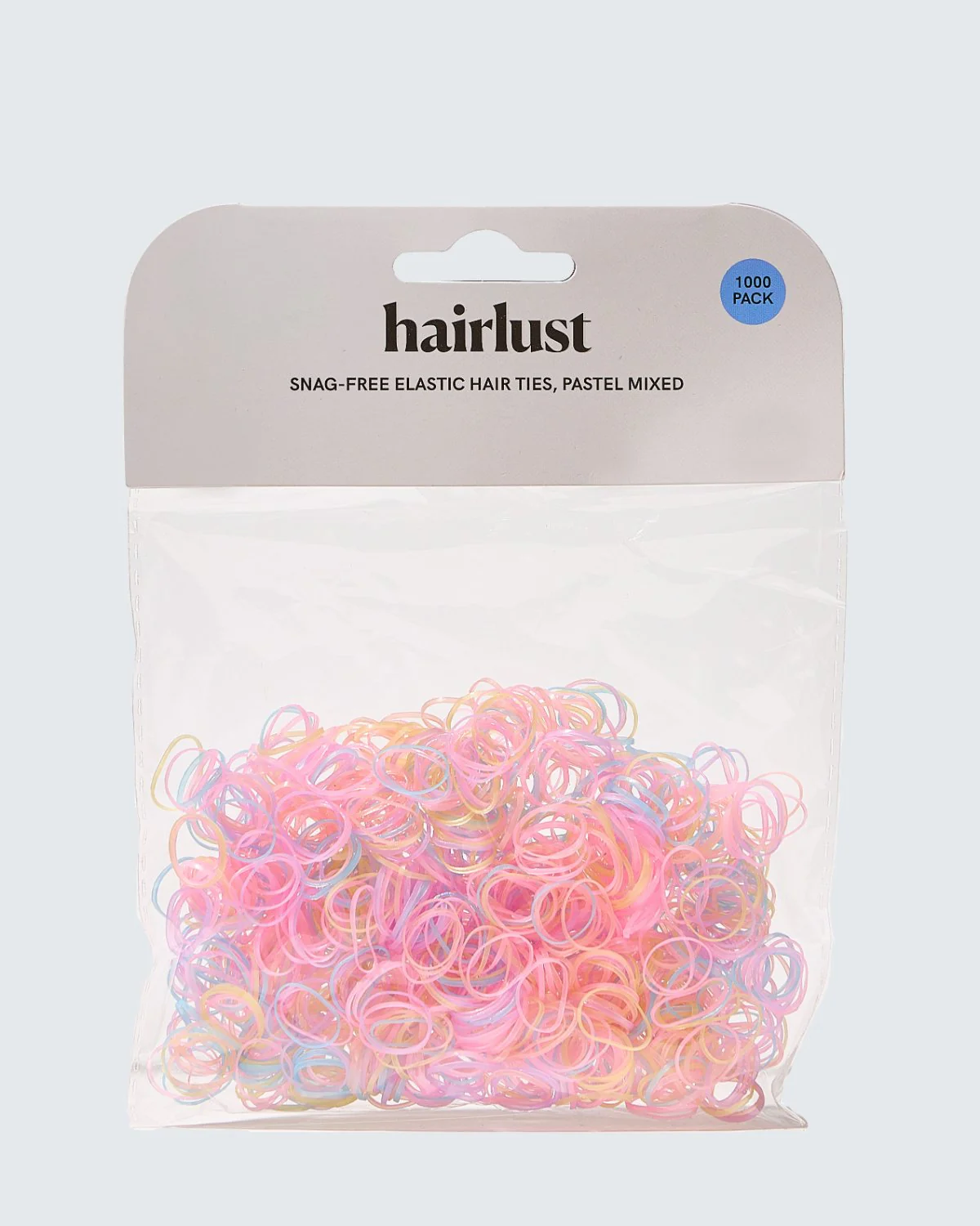 Snag-Free Elastic Hair Ties, 1000-Pack, Pastel - Image 4