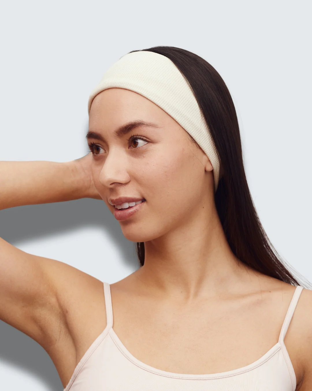 Wide Jersey Headbands, 5-Pack, Grijs - Image 2